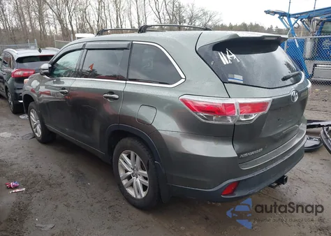 2015 Toyota Highlander Le V6 из США, поврежденный, VIN 5TDBKRFH5FS131791